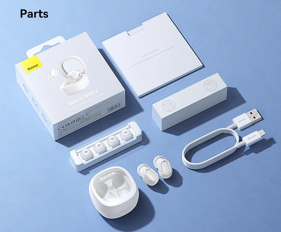 Baseus WM02 Wireless Earphones TWS Bluetooth 5.3