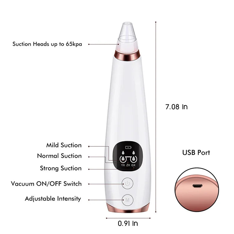 Electric Blackhead Remover Vacuum Acne Cleaner