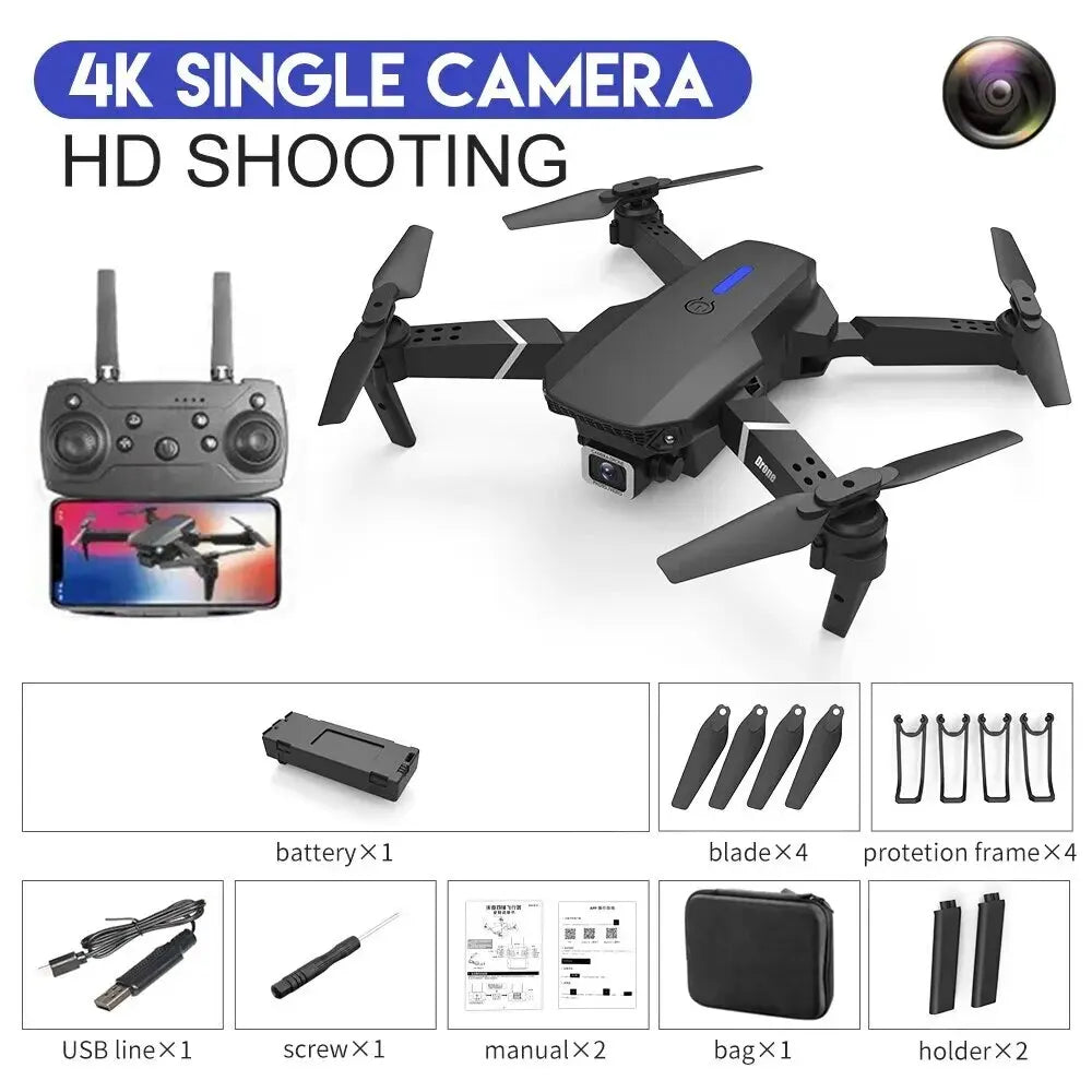 E88Pro RC Drone 4K