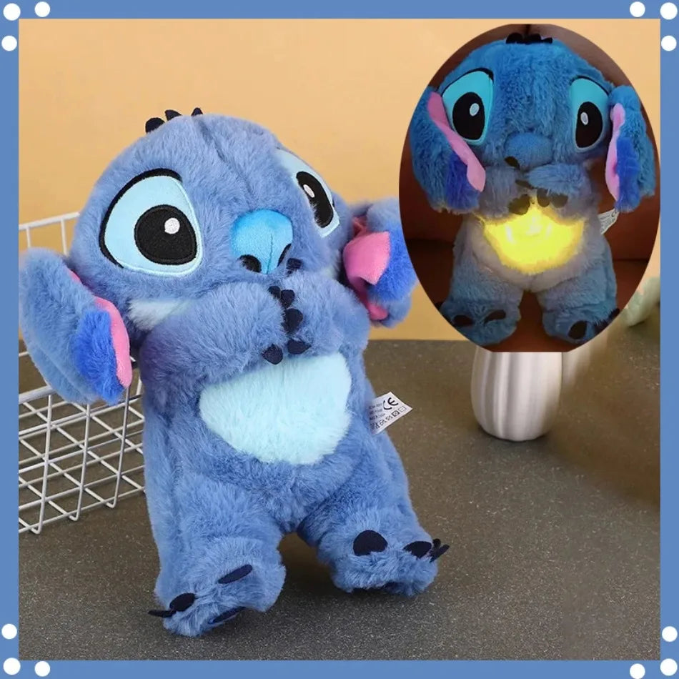 Kawaii Stitch Plush Doll Baby with Sound Soothing Musical